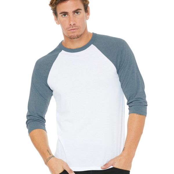 Unisex Three-Quarter Sleeve Baseball T-Shirt Thumbnail