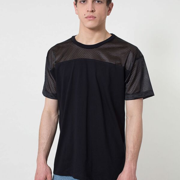RSA2419 Fine Jersey Athletic T w/ Poly Mesh Thumbnail